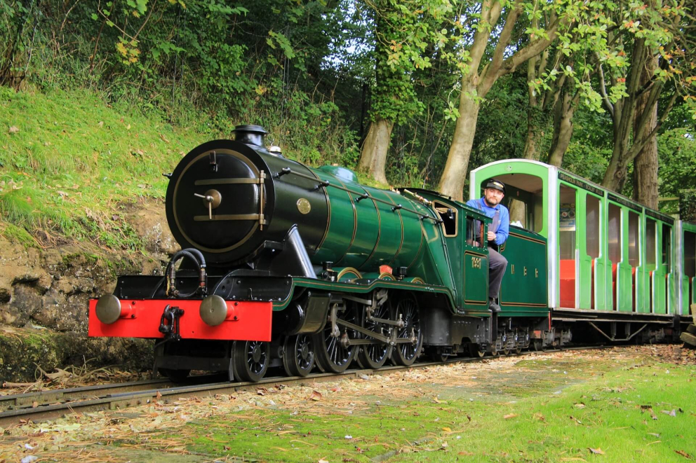 Train Driver at Scarborough North Bay Railway
